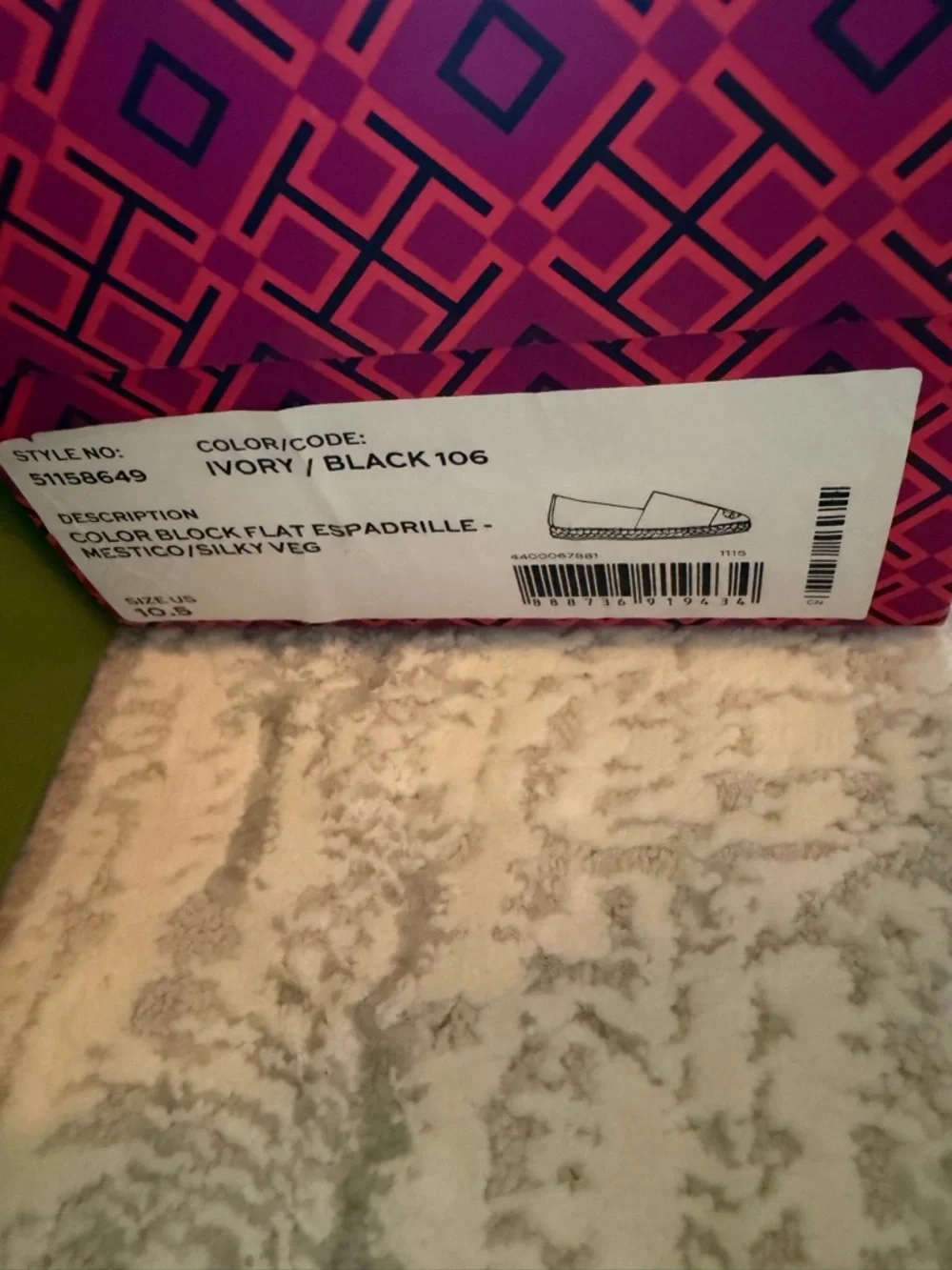 Tory Burch Color Block Espadrilles